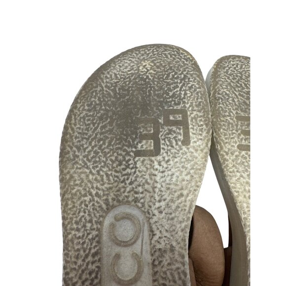 Ecco Flowt Leather Adjustable Strap Sandals with Cushioned Sole Size 39 US 8 - Picture 12 of 13